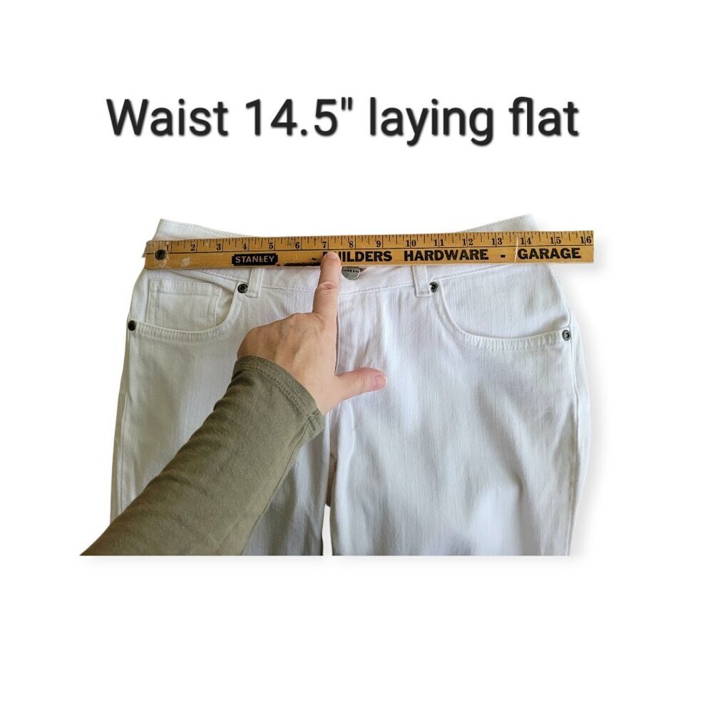 Anine Bing White Distressed Low-Rise Skinny Jeans Size 26 Designer Denim - Picture 9 of 16